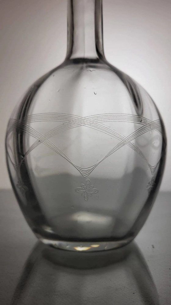 Caraffa in vetro con decorazione incisa – Bicchieri e caraffe, Crystal, Glass (photo 2 of 7)