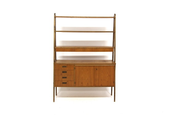 Scandinavische Teak Secretaire, Zweden, 1960, Bureau, Scandinavian (foto 2 van 10)