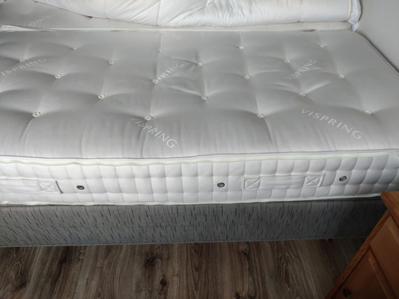 Materasso Vispring rigido 200x90, Materassi e reti, Cotone, Lana, Bianco (foto 3 di 7)