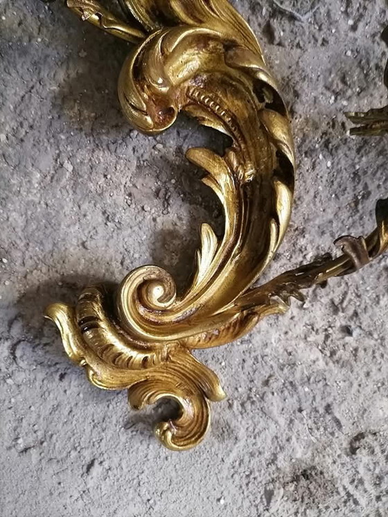 Image 1 of Grote, luxueuze wandlampen in barokstijl. Italië