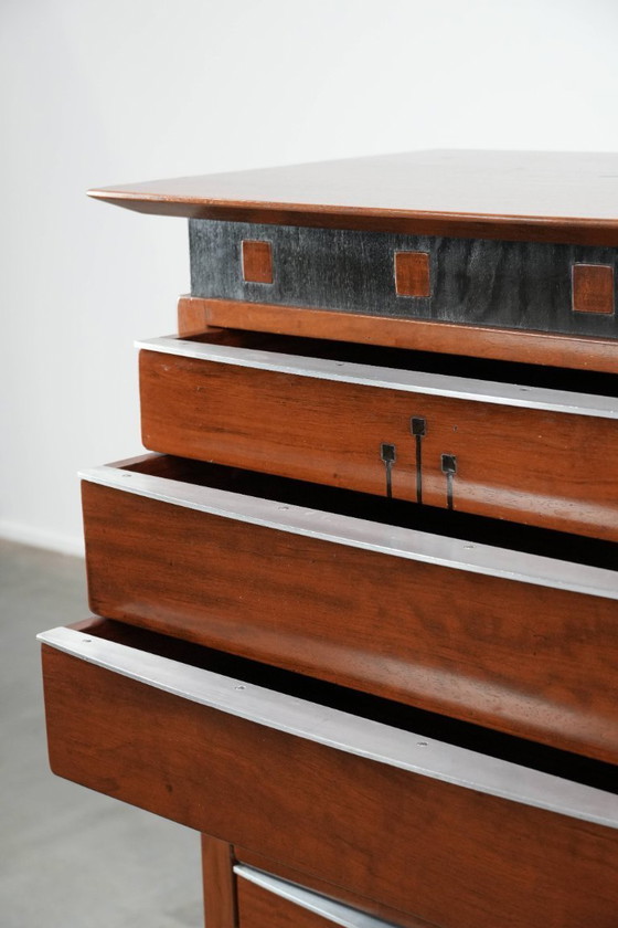 Image 1 of Commode de style Art déco de Schuitema, issue de la série Decoforma, à 7 tiroirs.