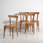 Vintage bentwood chairs (c.1940). Set of 4 pieces #1 – Dining chairs (photo 6 of 22)