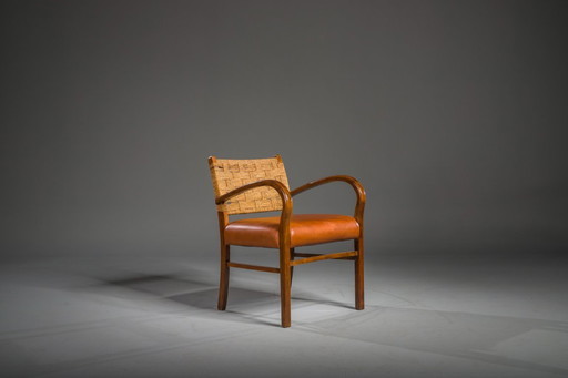 Bauhaus fauteuil van Axel Larsson voor Bodafors, jaren 1930