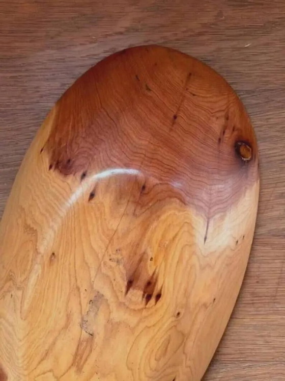 Ciotola per frutta orientale fatta a mano in legno di tuia - intarsio vintage, Ciotole, Marrone (foto 6 di 10)