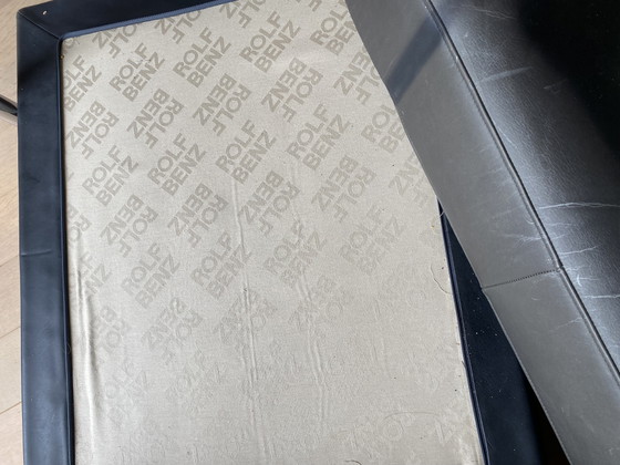 Image 1 of Divano di design Rolf Benz in pelle nera