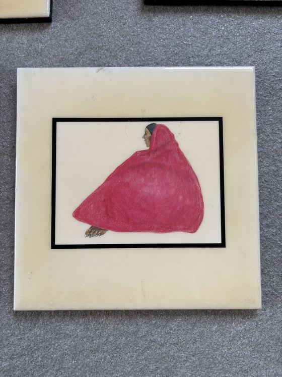 7 ceramic art tiles – Wall decoration (photo 7 of 15)