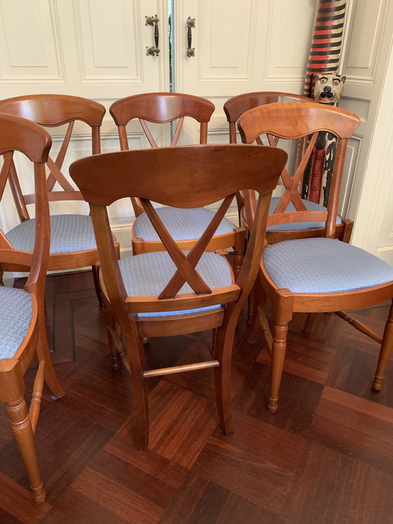 Image 1 of 6x Dining Chairs Style Louis Philippe