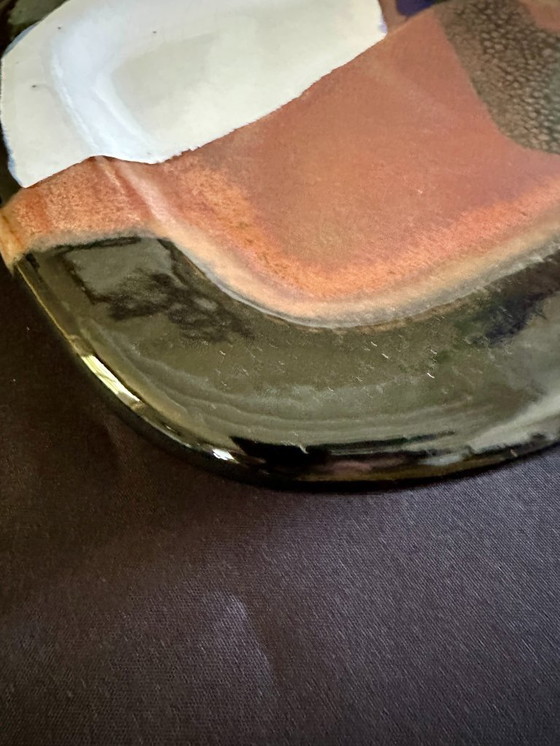 Image 1 of JACQUES POUCHAIN TABLEAU CERAMIQUE VINTAGE