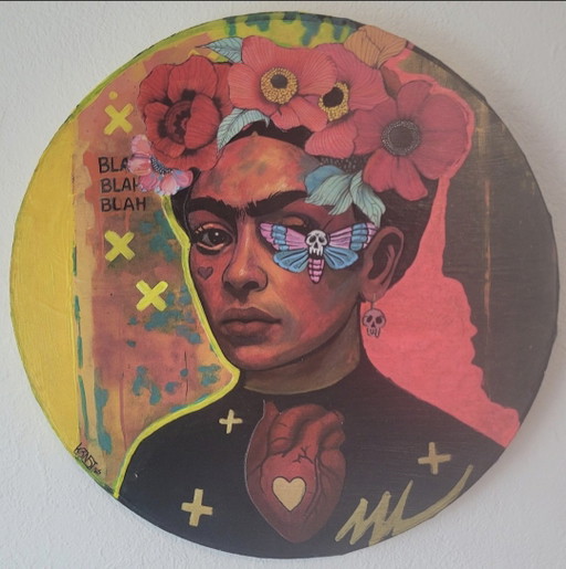 Ritratto di Frida Kahlo - fiore indistruttibile