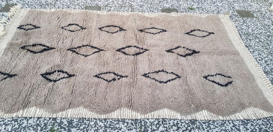 Image 1 of Handgeknoopt Berber tapijt wol 253x158cm