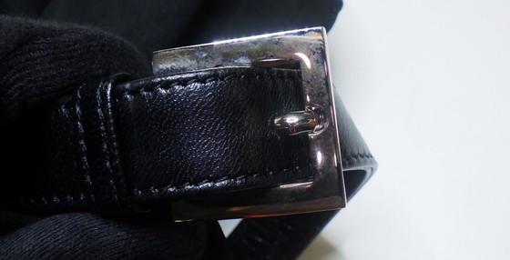 Fendi Mamma Baguette Shoulder Bag, Leather, Metal, Black (photo 10 of 14)