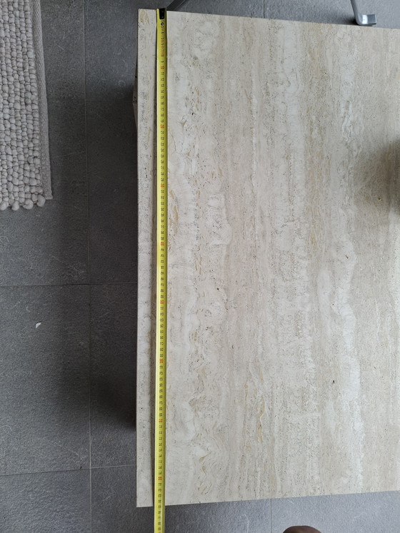 Image 1 of Travertine coffee table
