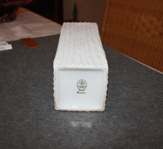 Image 1 of Hutschenreuther Hohenberg vase - cookie porcelain - 21 cm high