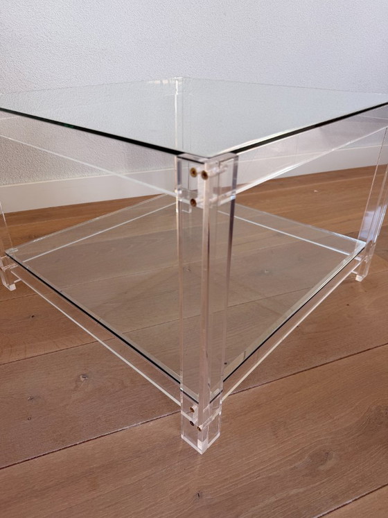 Image 1 of Plexiglas acrylic coffee table