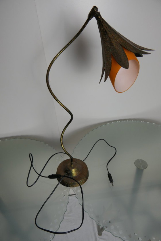 Vintage Design Glitterlamp Pola Design A Veen – Tafellampen, Metal (photo 13 of 13)