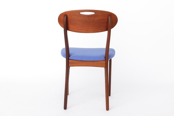 Image 1 of Vintage Teak Dining Chair by Svend A. Madsen for K. Knudsen & Søn, Denmark 1960s – Scandinavian Mid Century Chair, Newly Upholst