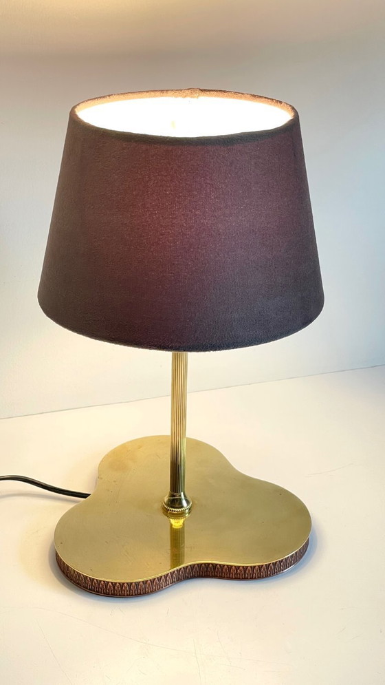 Image 1 of LAMPADA VINTAGE Clover IN OTTONE MASSICCIO