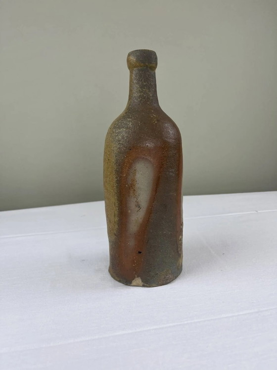 Geflammte Steingutflasche aus dem 19. Jahrhundert. – Gläser & Karaffe, Porcelain, Brutalist (photo 4 of 10)