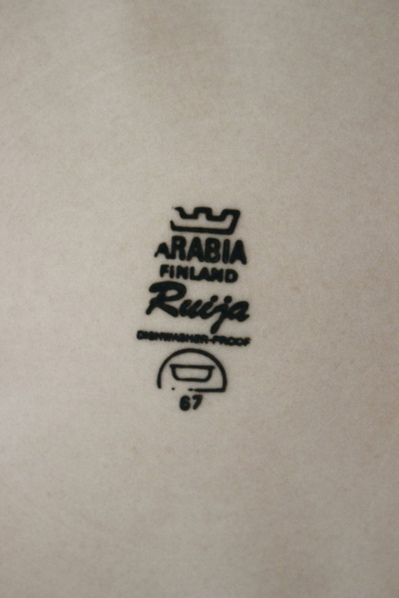 Image 1 of Raija Uosikkinen & Arabia Finland – Gemüseauflaufset Ruija-Serie 1975