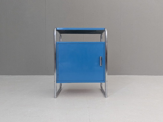 Image 1 of Table de nuit Thonet B 107 par J. Fenyves, années 1930