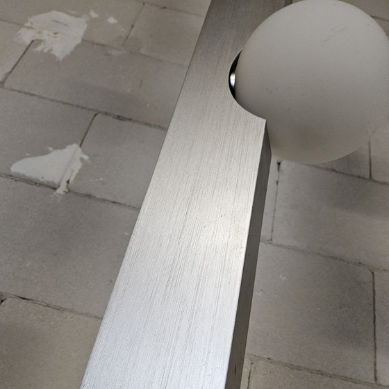 Image 1 of Unique vintage space age style chrome floor lamp (Massive) globe lamp