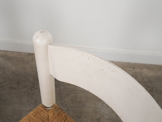 Image 1 of Conjunto de cuatro sillas de madera de haya, diseño italiano, década de 1980, fabricadas en Italia.