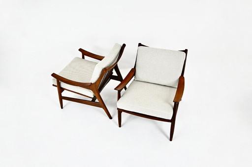 Fauteuils scandinaves, 1960s Set of 2