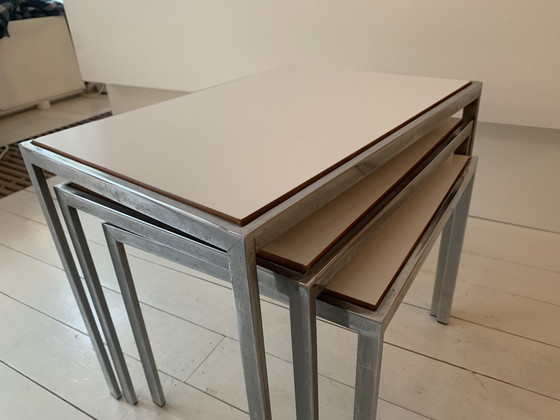 Image 1 of Side tables by Cees Braakman for Pastoe - reversible tops