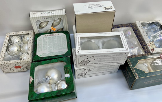 Image 1 of 🎄 Large vintage Christmas tree baubles – Inge-Glas, Krebs & Sohn, Tradition