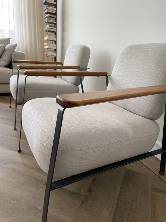 Image 1 of Light Gray Armchairs