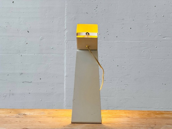 Image 1 of Minimalistische metalen tafellamp, jaren 80