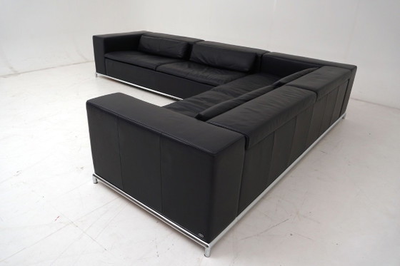 de Sede DS 7 desede Sofá Sillón Sofá esquinero Cuero azul oscuro – Sofás esquineros (photo 10 of 17)