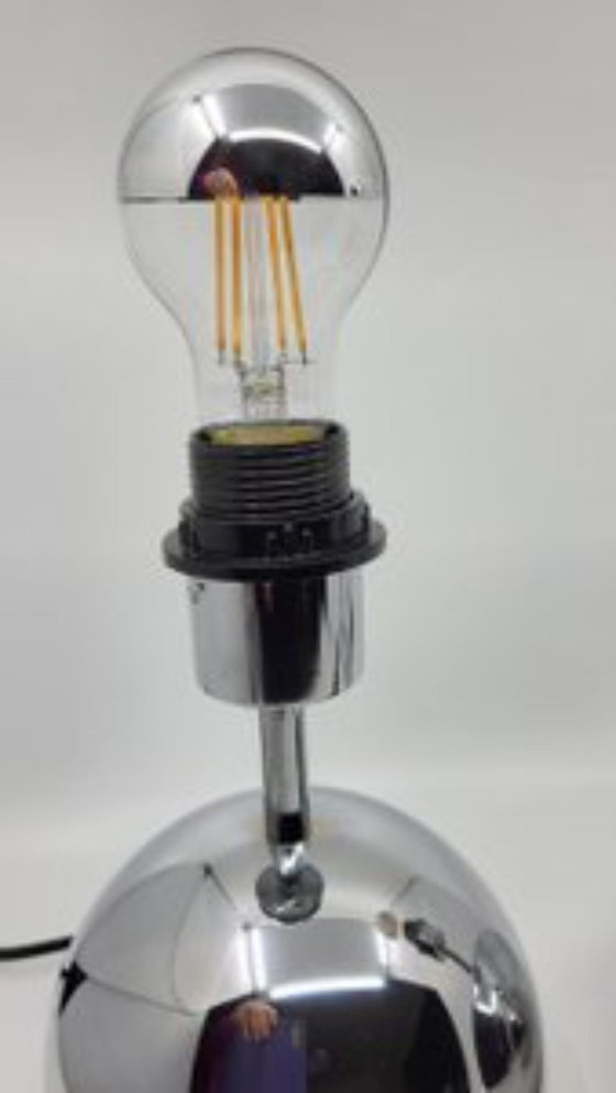 Image 1 of Eye Ball Lampen aus Chrom Frankreich Space Age 1960 Set von 2