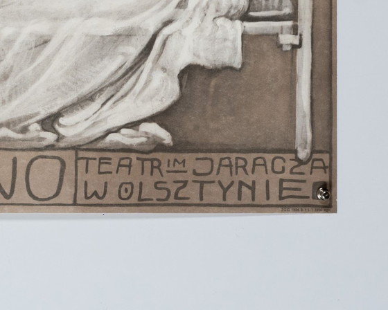 Biale Malzenstwo – 1978 – Affiche de théâtre originale d'époque par F. Starowieyski – École polonaise – Paper (photo 6 of 8)