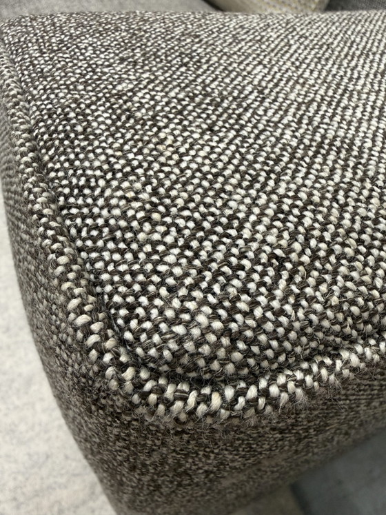 Image 1 of Pode Edit Sofa, 3,5-Sitzer, Zen-Stoff, Anthrazit-Taupe-Weiß