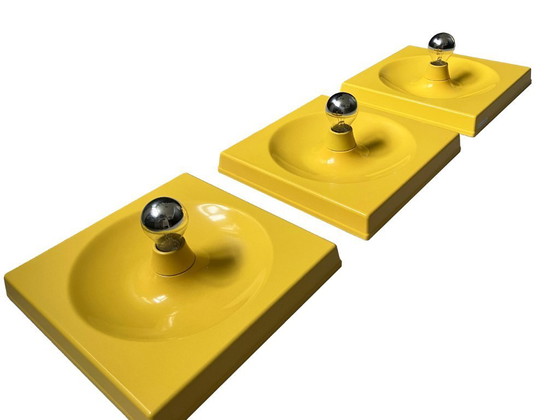 Image 1 of 3x Schönbuch Lampada da parete di design Quadro - Designer Jürgen Lange