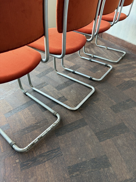 Image 1 of 4x Gispen 101 stoelen