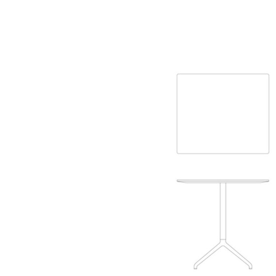 Image 1 of Table d'appoint carrée Muuto Still. État : Très bon (pièce d'exposition).