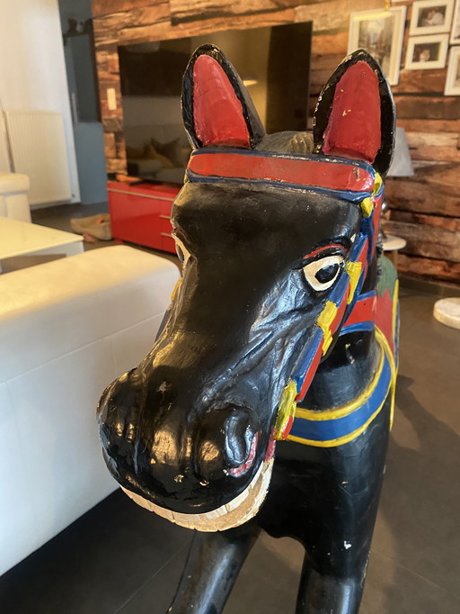 Antiek carrousel paard