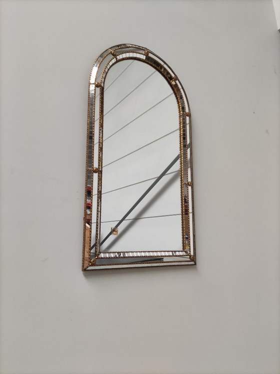 Image 1 of Venetian mirror VRP Espejos Artesanía - Spain ca. 1980 - Craft & Hollywood Regency