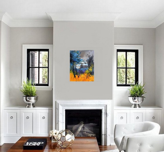 Houses in the Wood – Paintings & Drawings, Canvas (photo 5 of 5)