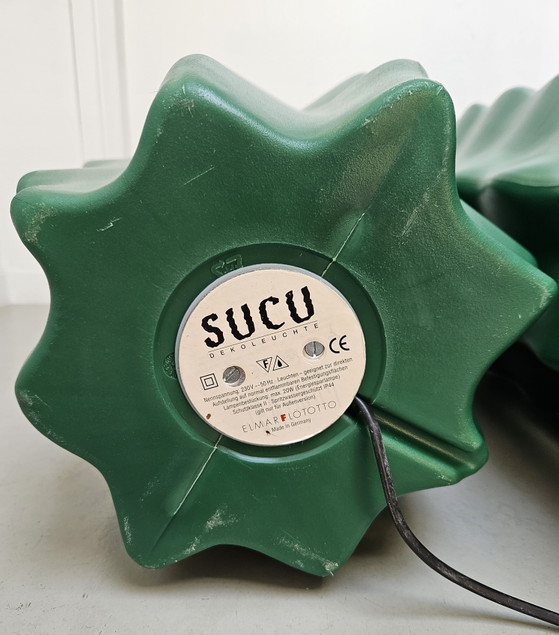 Image 1 of Set van 2 Flötotto Sucu Cactus Vloerlampen Art Nowo Jaren 90