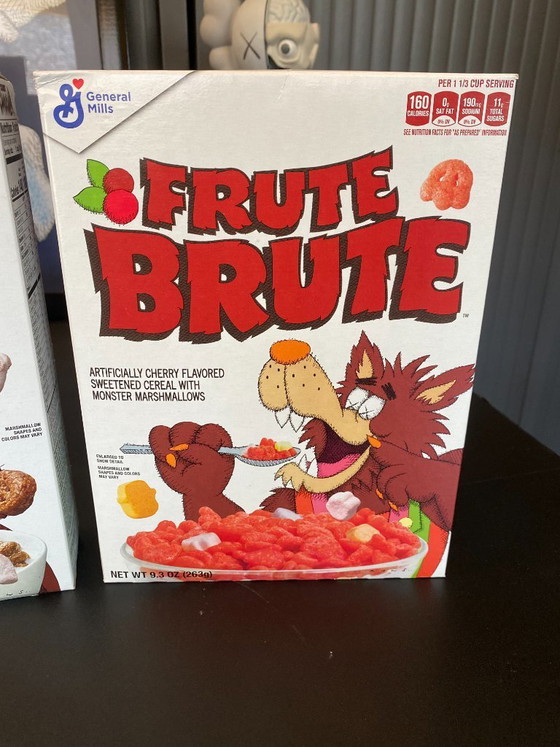 Image 1 of Kaws Monsters Cereal Pack of 4 boxes with their packaging 2023