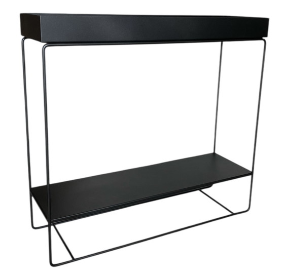 Image 1 of Tavolo per piante in acciaio a due piani