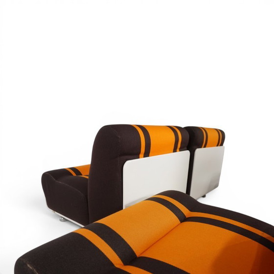 Image 1 of Cor Concha 4-delige modulaire bank in Space Age-stijl van Jo Otterpohl, 1970