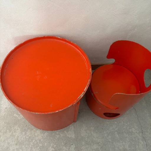 Bureau pour enfant en carton de Jean-Louis AVRIL Vintage