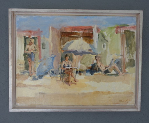 Peter Smit „liest die Zeitung“