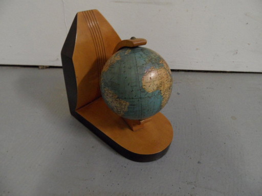 Globe terrestre vintage 1950's