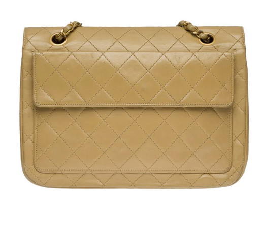 Borsa CHANEL Timeless/Classique in cuoio Beige - 100712