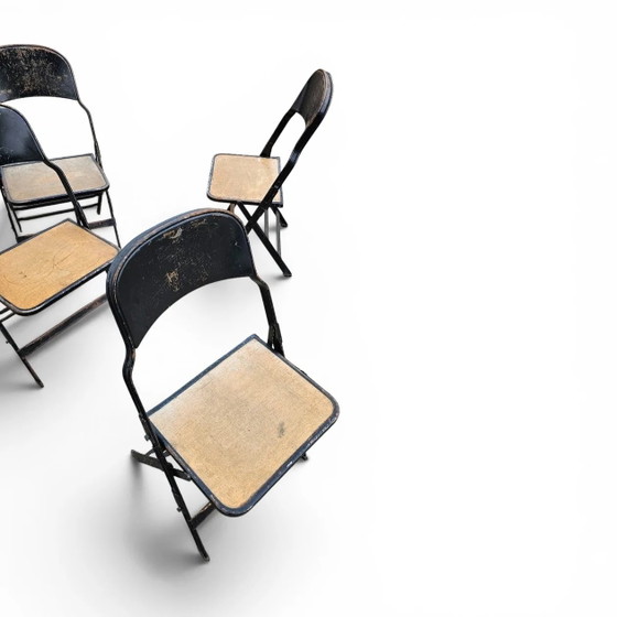 12 x Clarin Corporation folding chair / USA 1920s (photo 8 of 19)